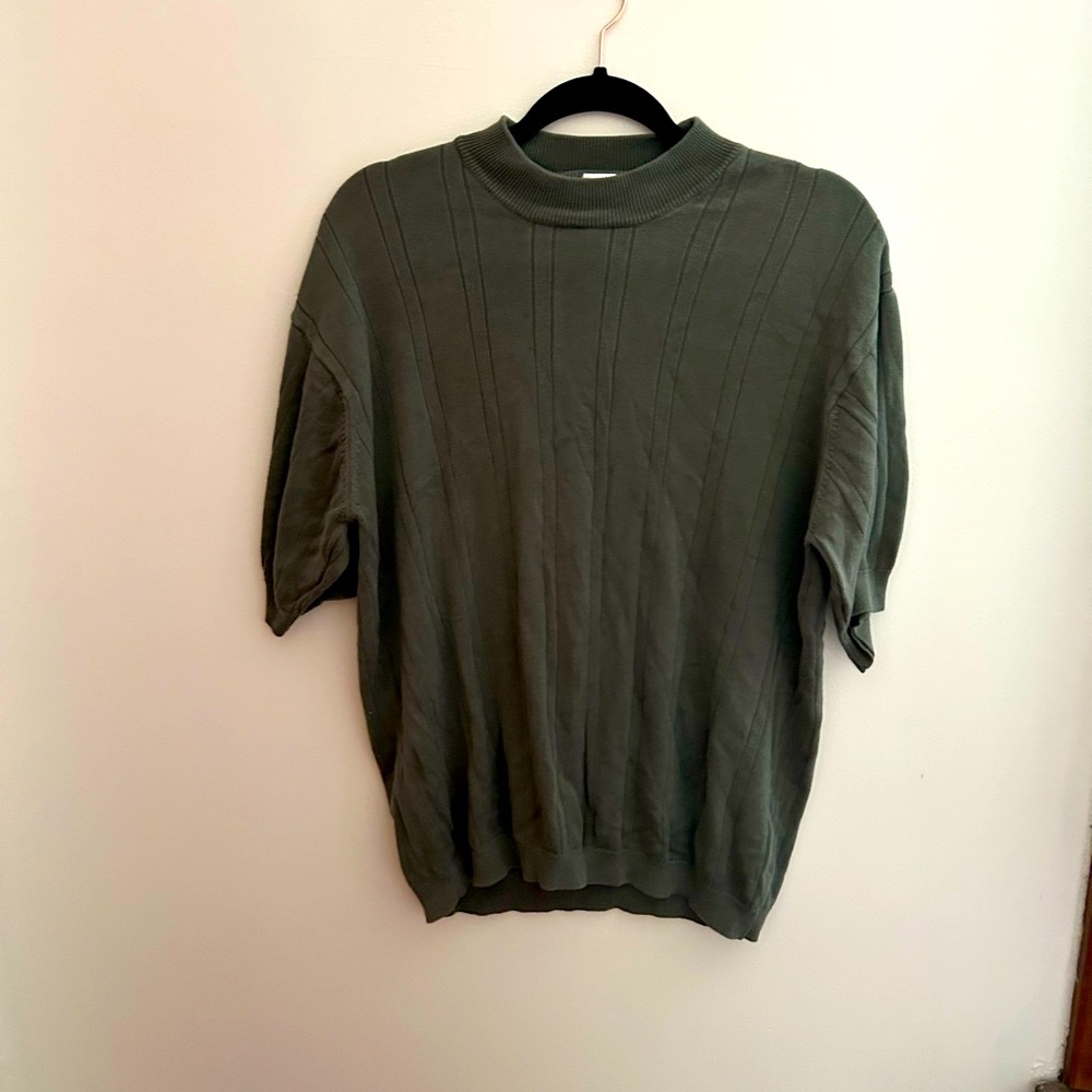 Thick shirt in sage